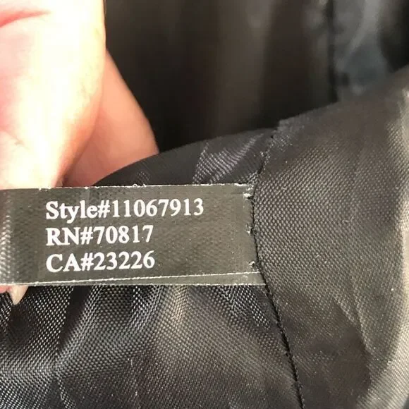 Victoria's Secret Drawstring Fringe Backpack Bag Large Black‎ Purse READ - Picture 9 of 12